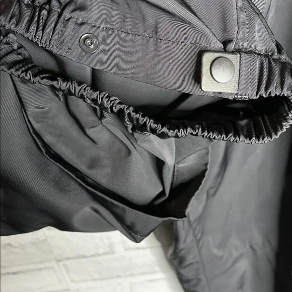 Y-3 black twill cargo pants